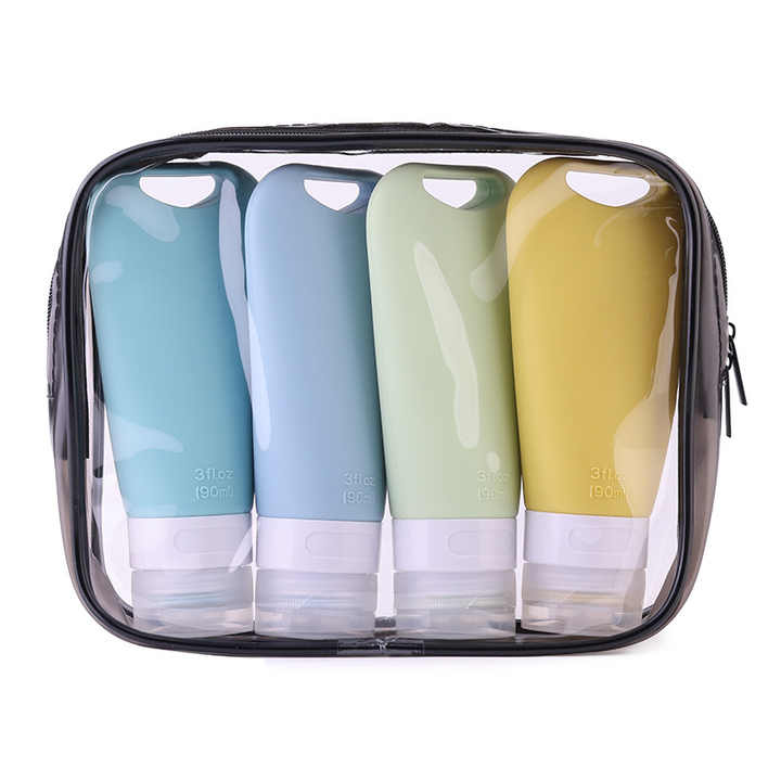 Reusable Silicone Travel Bottle Kit