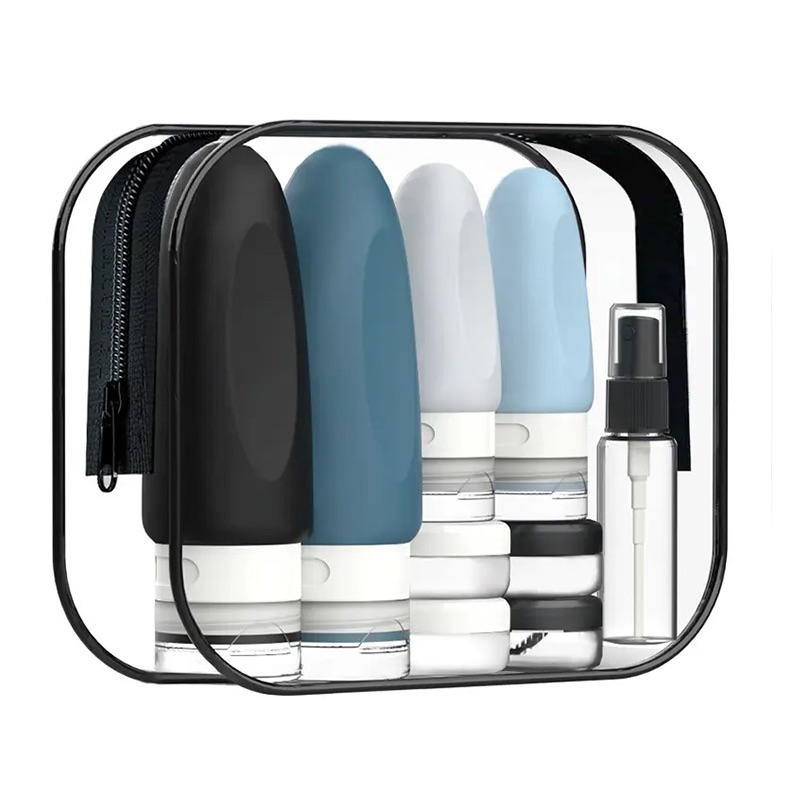 T0437002 60ml 89ml 4 Pack Silicone Travel Bottle Set