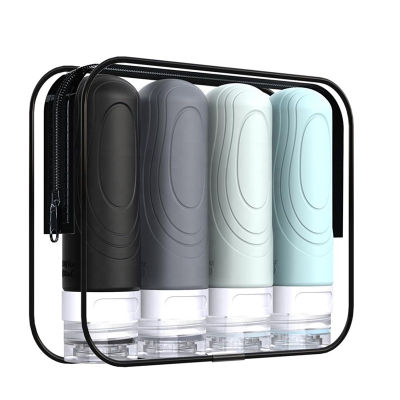 T0427001 90ml 4 Pack Silicone Travel Bottle Set