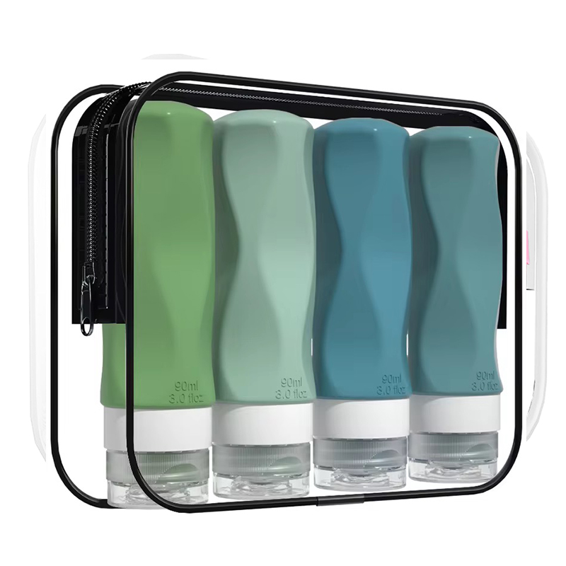 T0434002 90ml 4 Pack Silicone Travel Bottle Set