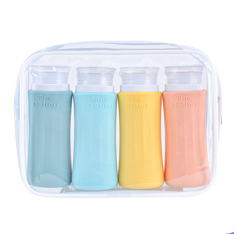 Collapsible Silicone Travel Bottle Pack
