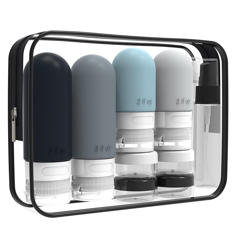 T0440003 60ml 90ml 4 Pack Silicone Travel Bottle Set