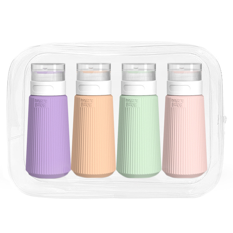 T0405001 90ml Silicone Travel Bottle Set