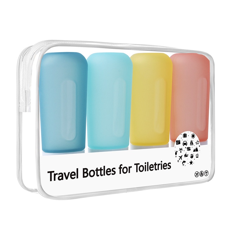 T0411001 89ml 4 Pack Silicone Travel Bottle Set