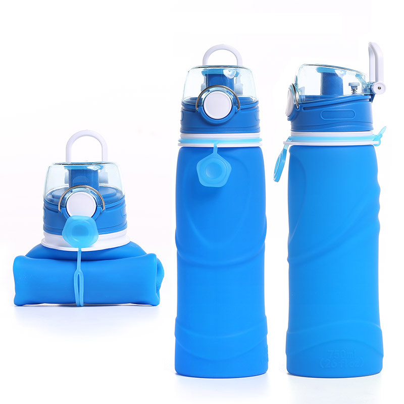 W0437002 350ml 750ml 1000ml Roll-up Water Bottle